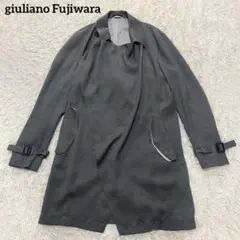 希少　giuliano Fujiwara ドレープ　ウールコート　グレー　変形