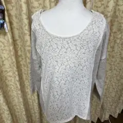 SM2 レースニット長袖トップス
