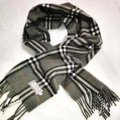 匿名配送　Burberrys ピュアカシミヤ ノバチェックマフラー　ユニセックス