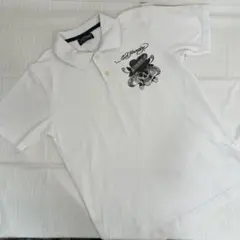 【Used】レア！Ed Hardy ポロシャツ ホワイト Lサイズのサムネイル