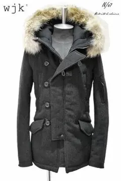 1PIU1UGUALE3 モッズコート　N-3B ファー　キルティング　XL 1PIU1UGUALE3 モッズコート N-3B ファー キルティング XL N-3B