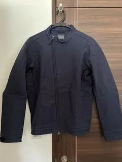 ネイビー ジッパー付きジャケット