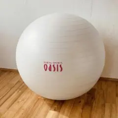 東急スポーツ OASIS オアシス バランスボール 55cm パールホワイト