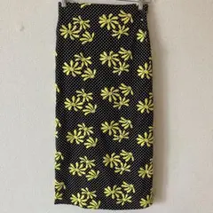 UNIONLAUNCH ロンハーマン別注 ドット柄 花柄刺繍 タイトスカートのサムネイル