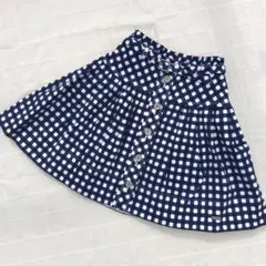 36　BURBERRY BLUE LABEL　ネイビーカラーフレアスカート