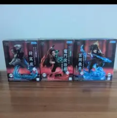 鬼滅の刃 XrossLink竈門炭治郎 猗窩座 冨岡義勇フィギュア3種セット