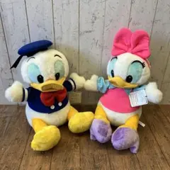 ディズニーリゾート ドナルド＆デイジー ペア 2個セット ぬいぐるみ 人形 置物