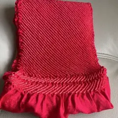 ゆ1745⭐️帯揚げ❤️七五三❤️着物❤️子供用❤️総絞り❤️美品❤️記念写真⭐️発表会⭐️着付け