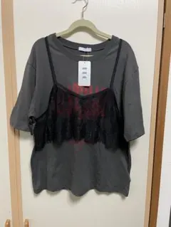 新品・未使用　しまむら　Tシャツ　モデル瑛茉　サイズ Lのサムネイル