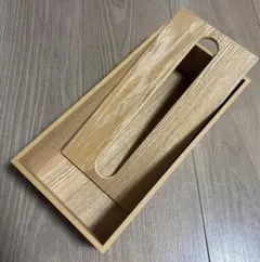 無印良品 木製 ティッシュケース ナチュラル ウッド