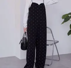 ドット刺繍キャミサロペット1サイズのサムネイル