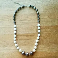 【美品】パール風ネックレス