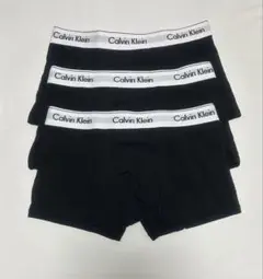 ボクサーパンツ　黒3枚セット　カルバンクライン