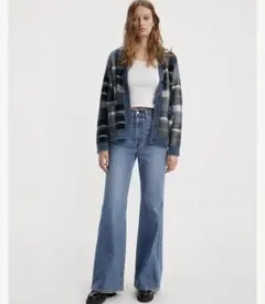 Levi's リーバイス RIBCAGE BELLS ハイライズ ベルレッグ