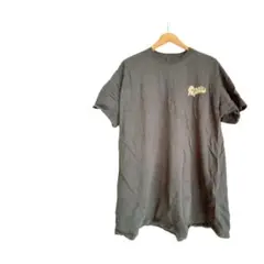 【海外古着】　黒のプリント入り　コットンTシャツ