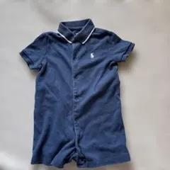 Ralph Lauren ネイビー ポロロンパース 9M