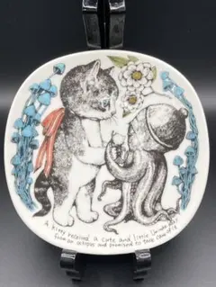く*）様 ヒグチユウコ　九谷焼　絵皿 こねことうみねこ2 ヒグチユウコ 九谷焼 絵皿 こねことうみねこ2 - メルカリ