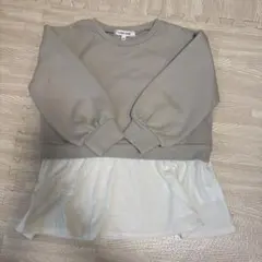 GLOBAL WORK ドッキングカットソー 110cm