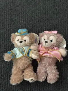 ダッフィー&シェリーメイ　イースター2015 ぬいぐるみバッジ