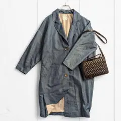 アースミュージック＆エコロジー デニム調ライトアウター F 裏地付 c2079