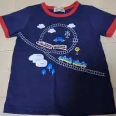 TILLETOWN 電車プリント Tシャツ 110