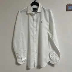 Polo Ralph Lauren ホワイト長袖シャツ　ポロ　タグ付き　新品