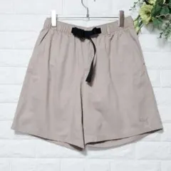 プーマ（L）ライトブラウン ハーフパンツ ゴムウエスト・ユニセックス◎