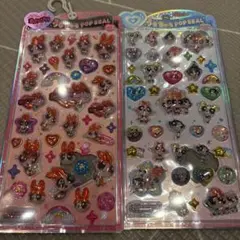 パワーパフガールズ うるちゅるポップシール 2枚セット