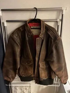 80s BANANA REPUBLIC A-2 レザージャケット 初期タグ 本革 - メルカリ