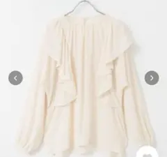 ROSSO フリルラッフルブラウス