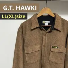 G.T. HAWKINS フリースジャケット ブラウン LLサイズ