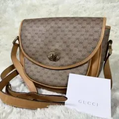 オールドグッチ ターンロック マイクログッチ ショルダー ゴールド金具 PVC