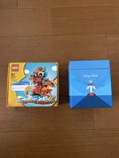 新品 LEGO 辰年ドラゴン & ブロックトーバー スウィングライド ２個セット