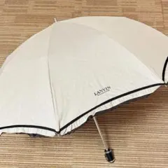 LANVIN ランバンコレクション　晴雨兼用折りたたみUV傘 フリルレース