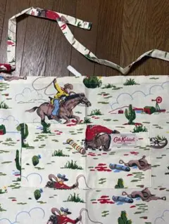 新品未使用Cath Kidston カウボーイ柄 ギャルソンエプロンのサムネイル