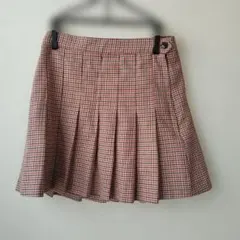 BROWNY STANDARD 千鳥格子柄 プリーツスカート Sのサムネイル