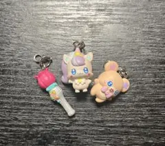 ぷちきゅあ めじるしアクセサリー にこ もふるん　フラワーエコーワンド３点セット