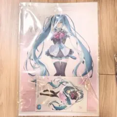 ニコニコ動画と初音ミクのキセキ　クリアファイル　ポストカード　缶バッジ
