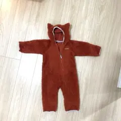 Columbia オレンジ色 フリースロンパース 95cm未満