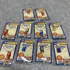 Meijiプロバイオヨーグルトミニチェアボトルチャーム10個セット