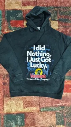 VETEMENTS 22AW I Just Got Lucky Hoodie