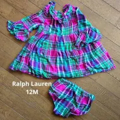 Ralph Lauren チェック柄ワンピース 12M
