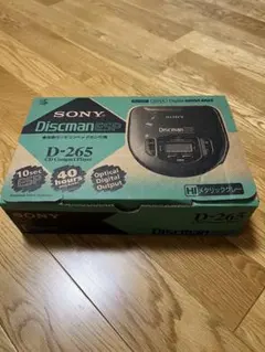 SONY Discman ESP D-265 CDプレーヤー　新品未使用 2025年最新】D-265 Discmanの人気アイテム - メルカリ