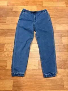 未使用品!GU ウォームデニムストレッチワイドパンツ XL