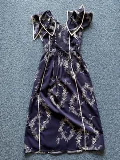 snidel 花柄ワンピース ネイビー 美品
