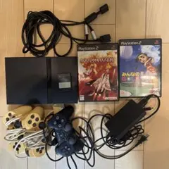 Sony PlayStation 2 SCPH-70000 本体 ソフト2本