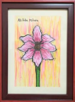 絵 インテリアコーディネート 雑貨 花 額 北欧 美術品 壁ドローイング アート