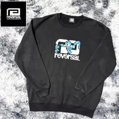 reversal ×ロックマン スウェット XL 黒 メガマンのサムネイル
