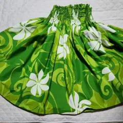 フラダンス用 黄緑色パウスカート