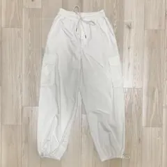 GU カーゴプルオンパンツ(S)【ホワイト】